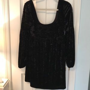 Free People Crush velvet dress!